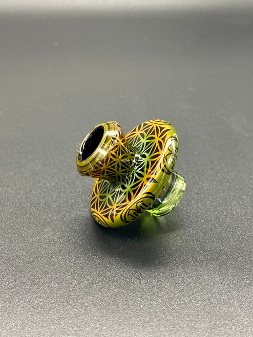 Mothership Glass - Black Flower Of Life Maria Cap