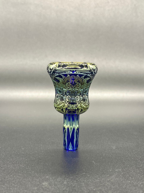 Mothership Glass - 10mm Cobalt Under Story Series Slide