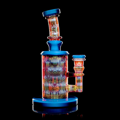Mothership Glass - Pomegranate Twilight "Artifact" Torus Set