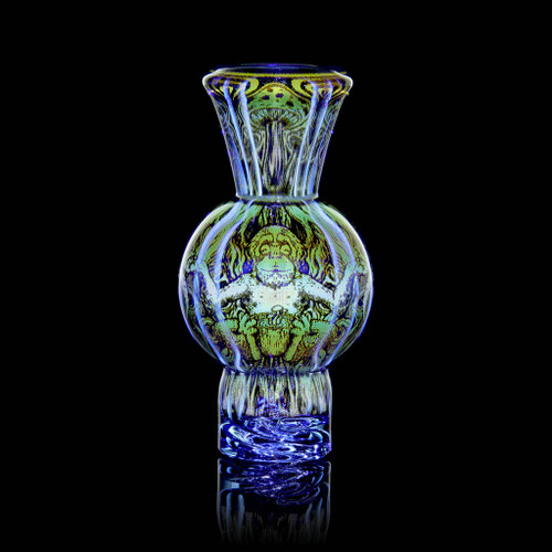 Mothership Glass - Cerulean Catalyst Bubble Cap