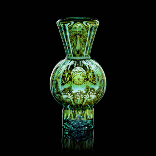 Mothership Glass - Teal Catalyst Bubble Cap