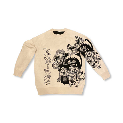 Trevy Metal - Traveling Monster Knit Crewneck