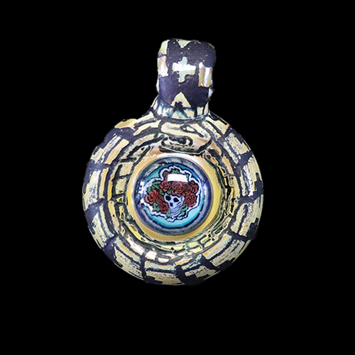 Trevy Metal X Rose Roads - Skull/Roses Sun Pendant