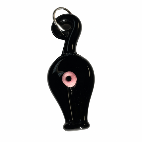 MTP Glass - Cat Butt Pendant (Black) 