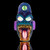 Firefly Glass - XL Third Eye Gold Grill Trilla Gorilla