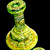 Mothership Glass - The Exile Series Green Straight Fab Torus (SFT)