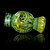 Mothership Glass - Green Gaze Series Bubble Cap