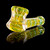 Mothership Glass - Hive Citrine Sherlock Pipe 