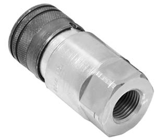 1/2" Flush-Face Coupler, Port NPT 1/2", Female, Buyers FF0808