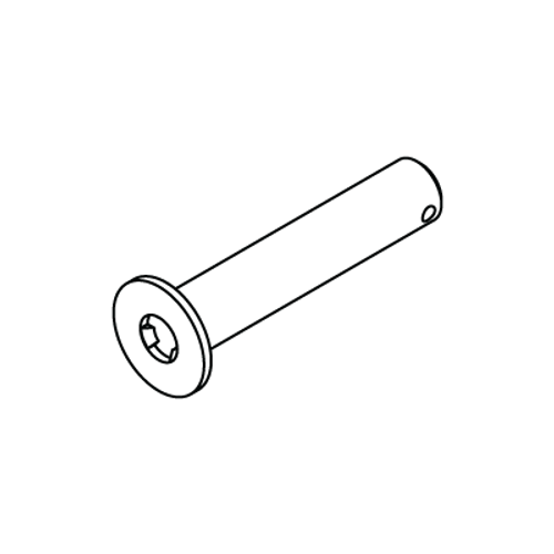 Pin, Plow, Lower Vert Lift Cylinder (Weld), Boss 143-0284