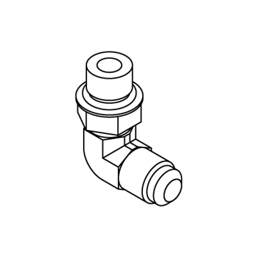 Fitting-Elbow, 90 Deg (Morb-6, Mjic-6), Boss 103-1802