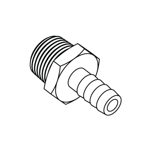 Fitting-Hosebarb, Boss 120-8672