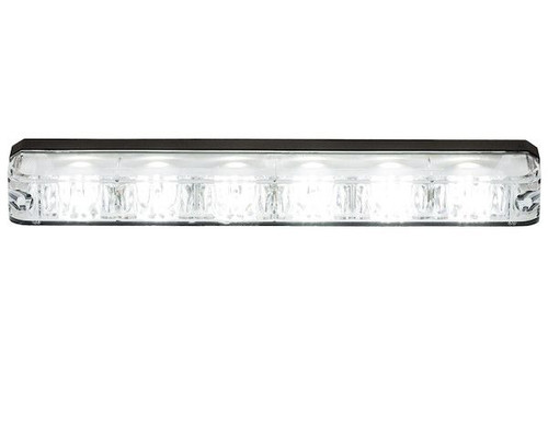 Ultra Bright Narrow Profile LED Strobe Light, 5 Inch, 6-Led, Clear, Buyers 8892801