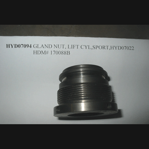 Cylinder Gland Nut, Fits: HYD07022, HYD01680, HYD13070, Boss HYD07094