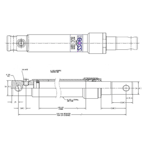 Cylinder, Angle, RT3, LD New 2010, Boss HYD09985