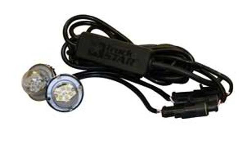 25 Foot Clear Bolt-On Hidden Strobe Kits With In-Line Flashers With 6 LED's, Buyers 8891225