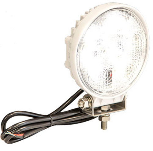LED Clear Flood Light, 4.5", 1350 Lumens, 12-24 vdc, White, Buyers 1493215