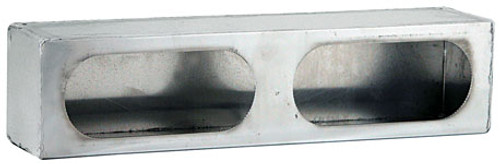 Light Box,  Smooth Aluminum, Dual Oval 6-1/2" Lights, Buyers  LB3163ALSM