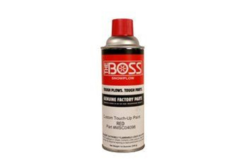 Red Spray Paint, 1997 & Newer, Boss MSC04098