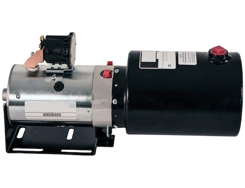 No Valve DC Powered Unit-Externally Adjustable Relief Horizontal 2.20 Gallon, Buyers PU304LR