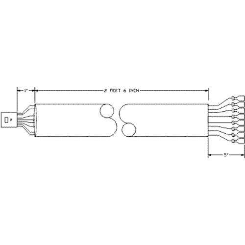 Pigtail, Control Box (all), Boss MSC03845