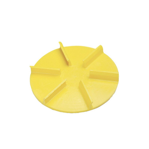 Spinner, Yellow Polyurethane, 24" dia, CW, Buyers SAM 1308907