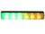 Ultra Bright Narrow Profile LED Strobe Light, 5 Inch, 6-Led, Amber/Green, Buyers 8892810