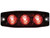 Ultra Thin 3.5 Inch Red LED Strobe Light, 3-Led, Buyers 8892233