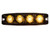Ultra Thin 4.5 Inch Amber LED Strobe Light, Buyers 8892240