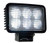 LED Rectangular Flood Utility Light, 5.25", 1350 Lumens, 12-24 Volt , Buyers 1492118