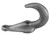 Towing Hook Drop Forged Normal-Duty Black Powder Coat Finish 13,500 lbs. Buyers B2800AB