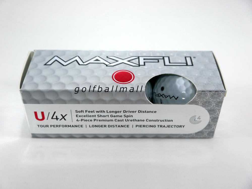 Maxfli U4x 4 Piece Golf Balls | White Sleeve | GolfBallMall