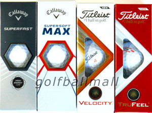 white golf ball sleeves Callaway Titleist