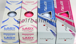pink white golf balls Bridgestone Maxfli pink white golf balls Bridgestone Maxfli