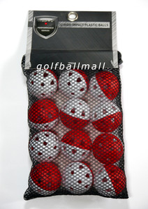 Maxfli Red White Practice Golf Balls Wiffle Maxfli Red White Practice Golf Balls Wiffle