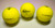 Bullet Golf Balls 3 Pack Matte Yellow Bullet Golf Balls 3 Pack Matte Yellow