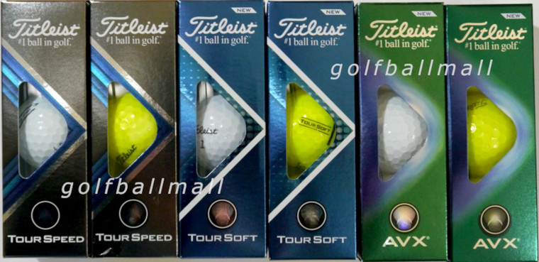 Titleist Tour Speed Soft AVX White Yellow