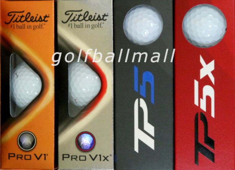 Titleist TaylorMade Pro V1  V1x TP5 TP5x White