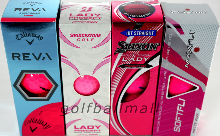 pink golf balls