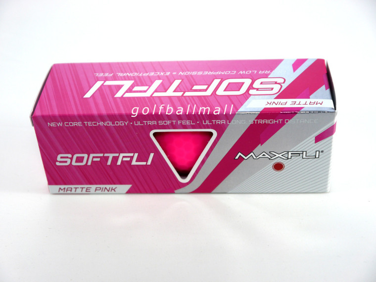 Maxfli Softfli Matte Pink Golf Ball Sleeve
