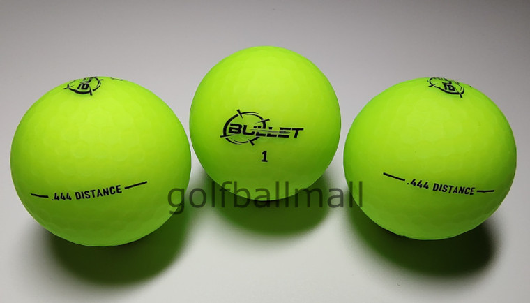 Bullet Golf Ball 3 Pack Matte Green