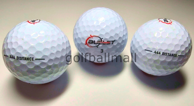 Bullet Golf Balls 3 Pack White