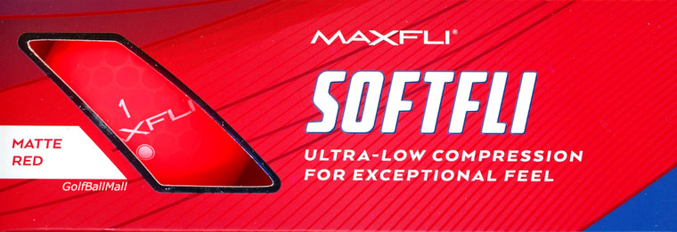 Maxfli Softfli Matte Red Golf Ball Sleeve