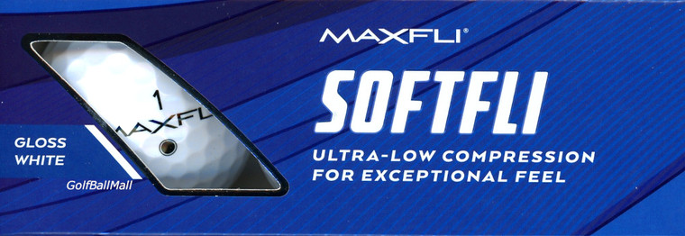 Maxfli Softfli Gloss White Golf Balls