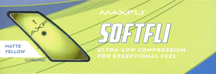 Maxfli Softfli Matte Yellow Golf Balls