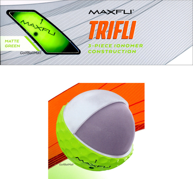Maxfli Matte Green Golf Ball Sleeve