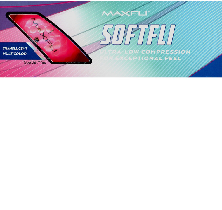 Maxfli Softfli Golf Balls Translucent Pink