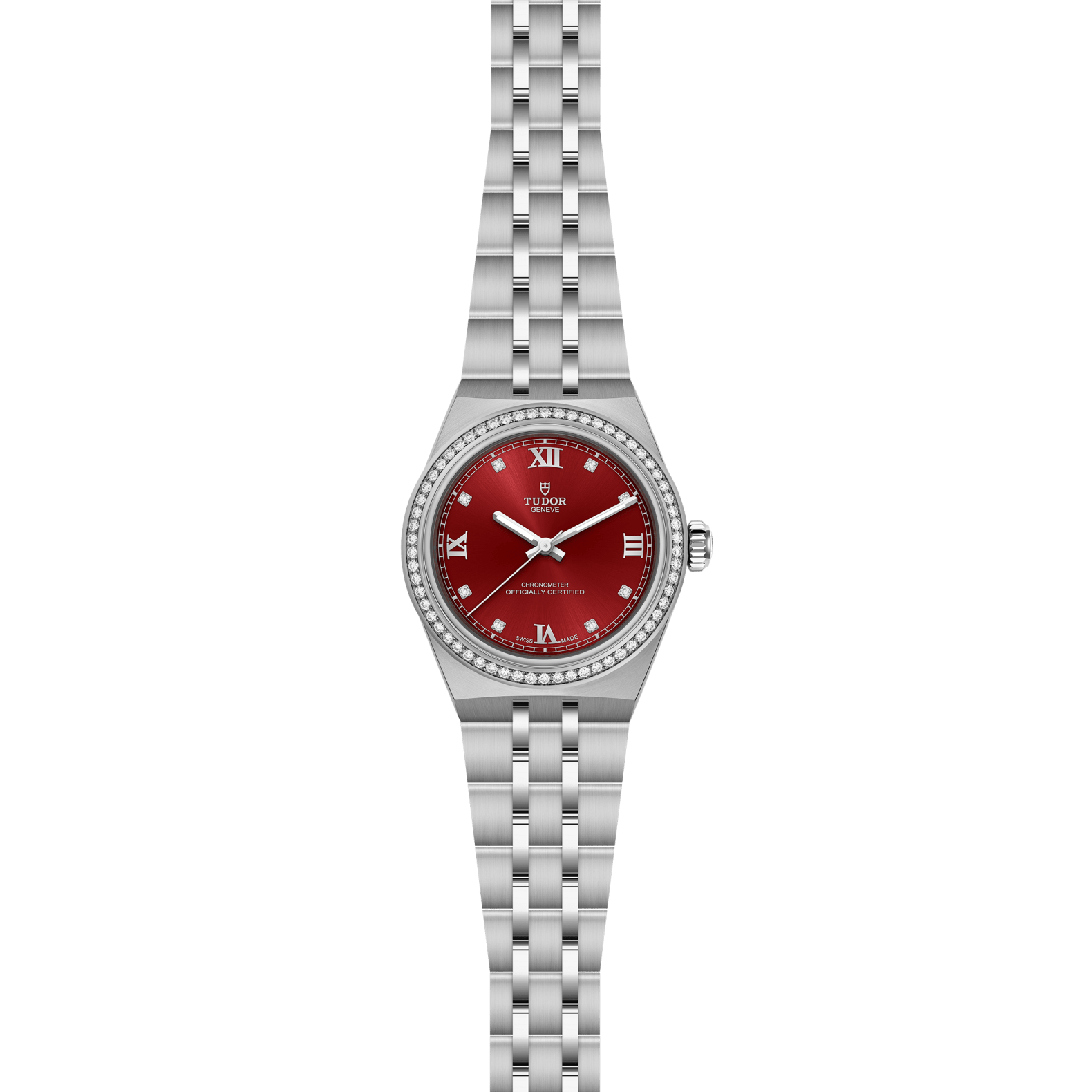 Tudor TUDOR Royal in 30mm steel case, Burgundy dial - Global Watch Company