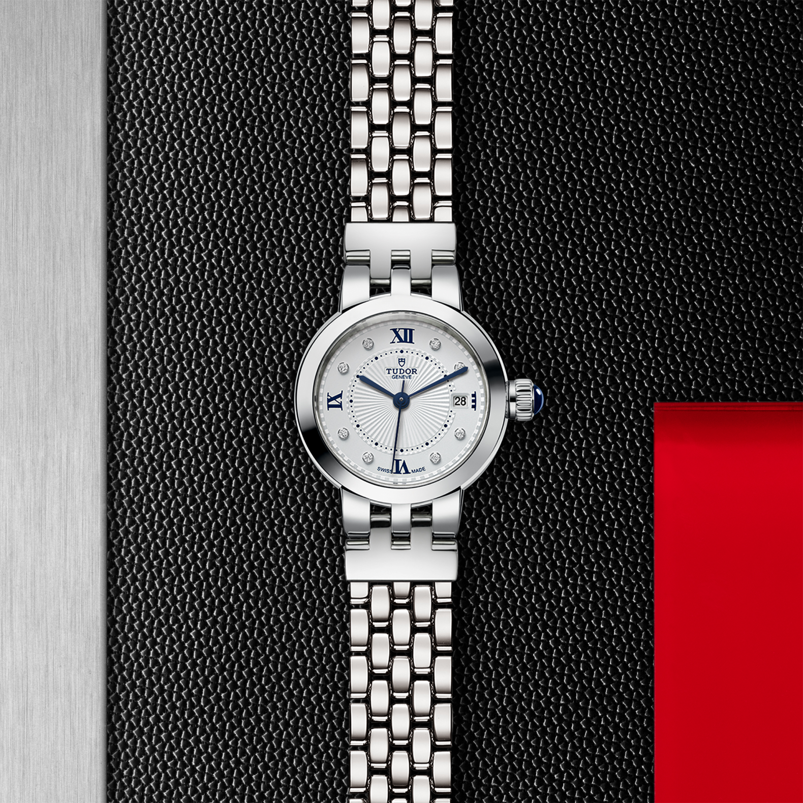 Tudor Clair de Rose in 26mm steel case, Steel bracelet - Global Watch Company