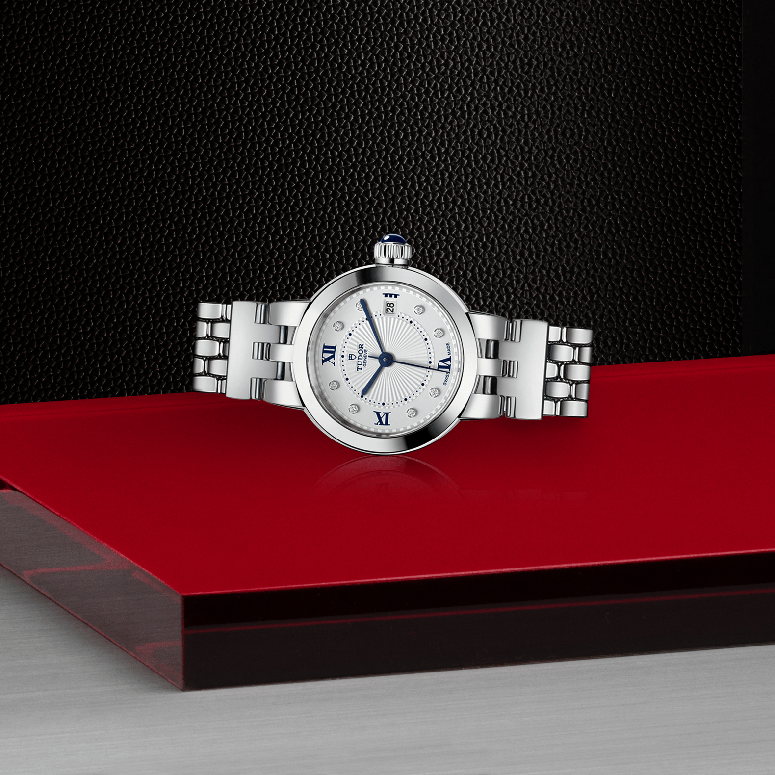 Tudor Clair de Rose in 26mm steel case, Steel bracelet - Global Watch Company